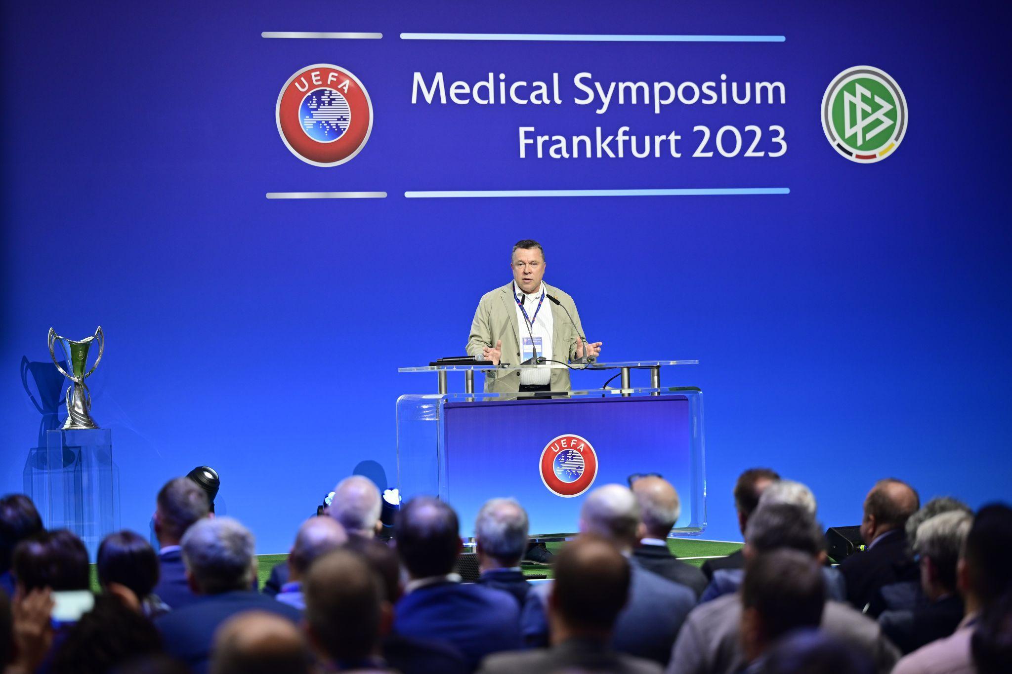 Carsten Lott, Director - Training & Education, ERC at the 8th UEFA Medical Symposium